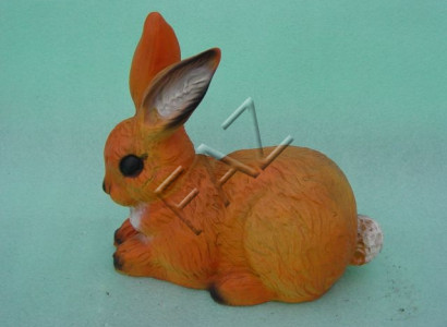 Design Kaninchen Figur Garten Statue Skulptur Figuren Skulpturen Dekoration c437